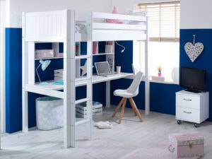 Kids Avenue Nordic Highsleeper 2 WIth Tongue/Grooved Gable Ends