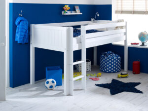 Kids Avenue Nordic Midsleeper 1 With Tongue/Grooved Gable Ends