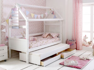 Kids Avenue Nordic Playhouse 2 With Flat White Gable Ends