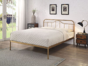 4ft6 Double Flintshire Furniture Oakenholt Bedstead in Antique Bronze