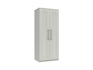 Furniture Mill Andante Range 11 in White 2 Door Wardrobe