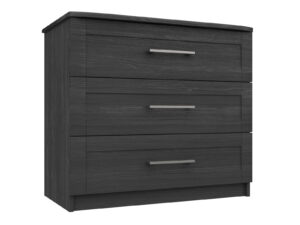 Furniture Mill Andante Range 11 in Graphite 3 Drawer Chest