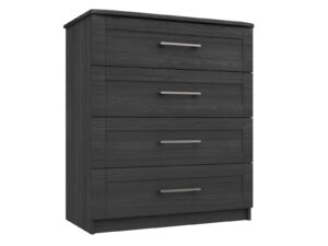 Furniture Mill Andante Range 11 in Graphite 4 Drawer Chest