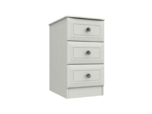 Furniture Mill Hadleigh (range7) 3 Drawer Bedside Chest