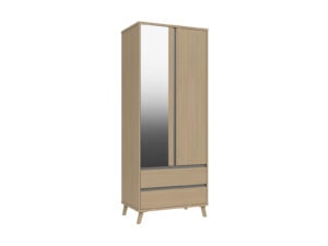 Furniture Mill Tamar Range 6 2 Door Combi Robe With Mirror