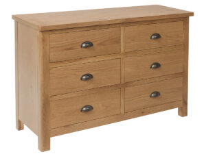 Furniture Mill Radford Oak 6 Drawer Chest