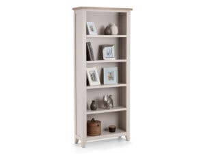 Julian Bowen Richmond Tall Bookcase in Elephant Grey