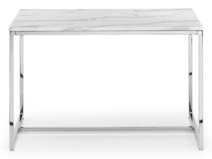 Julian Bowen Scala White Marble Dining Table