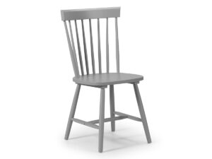 Julian Bowen Torino Dining Chair - in Grey Laquered Finish