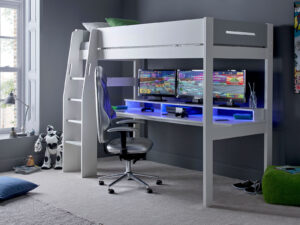 Kids Avenue Urban Grey Console Gaming Highsleeper
