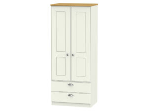 Welcome Furniture Victoria 2ft6 2 Drawer Wardrobe