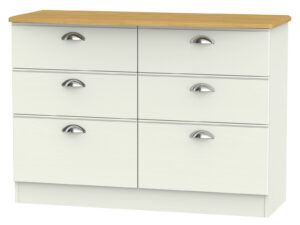 Welcome Furniture Victoria 6 Drawer Midi Chest