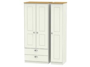 Welcome Furniture Victoria Triple 2 Drawer Wardrobe