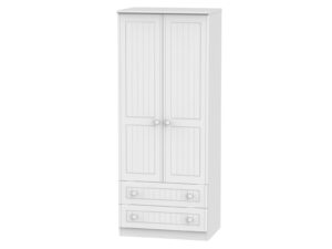 Welcome Furniture Warwick 2ft6 2 Drawer Wardrobe