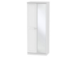 Welcome Furniture Warwick Tall 2ft6 Mirror Wardrobe