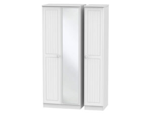 Welcome Furniture Warwick Tall Triple Mirror Wardrobe
