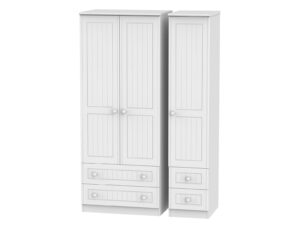 Welcome Furniture Warwick Triple 2 Drawer & Drawer Wardrobe