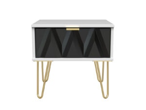 Welcome Furniture Diamond 1 Drawer Bedside Cabinet