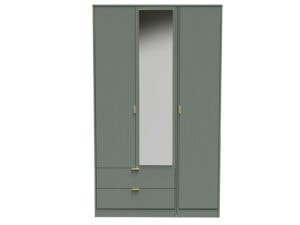 Welcome Furniture Nashville Tall Triple 2 Drawer Wardrobe