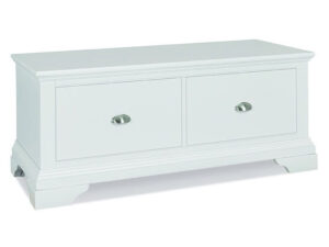 Bentley Designs Hampstead Blanket Box in White