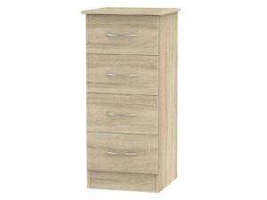 Welcome Furniture Avon 4 Drawer Bedside Cabinet