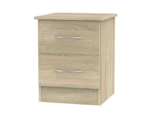 Welcome Furniture Avon 2 Drawer Bedside Cabinet