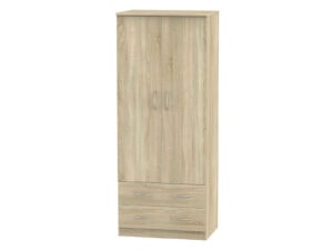 Welcome Furniture Avon 2ft6  2 Drawer Wardrobe