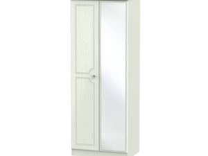 Welcome Furniture Crystal Tall 2ft6 Mirror Wardrobe