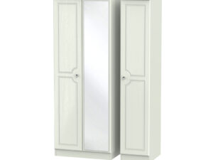 Welcome Furniture Crystal Tall Triple Mirror Wardrobe