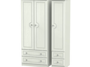 Welcome Furniture Crystal Triple 2 Drawer + Drawer Wardrobe