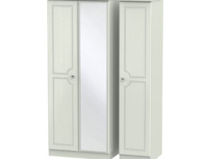 Welcome Furniture Crystal Triple Mirror Wardrobe