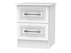 Welcome Furniture Dorset 2 Drawer Bedside Cabinet
