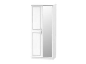 Welcome Furniture Dorset 2ft6  Mirror Wardrobe