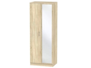 Welcome Furniture Devon Tall 2ft6 Mirror Robe