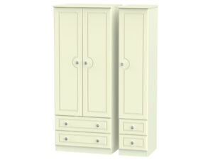 Welcome Furniture Pembroke Triple 2 Drawer + Drawer Wardrobe