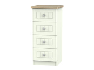 Welcome Furniture Rome 4 Drawer Bedside Cabinet