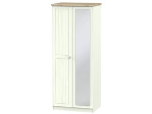 Welcome Furniture Rome 2ft6 Mirror Wardrobe