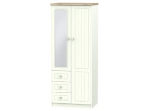 Welcome Furniture Rome 2ft6 Combi Wardrobe