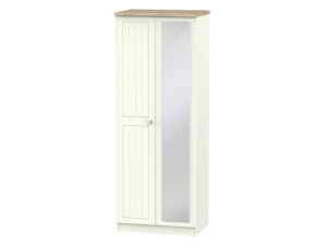 Welcome Furniture Rome Tall 2ft6 Mirror Wardrobe