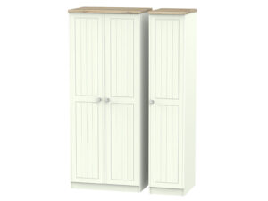 Welcome Furniture Rome Triple Plain Wardrobe