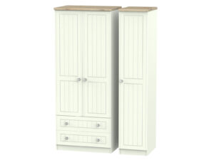 Welcome Furniture Rome Triple 2 Drawer Wardrobe