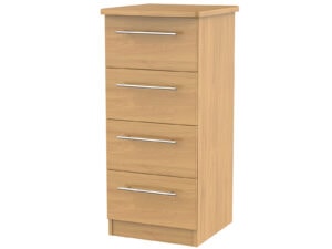 Welcome Furniture Sherwood 4 Drawer Bedside Cabinet