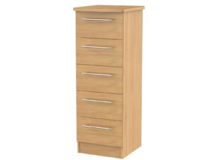 Welcome Furniture Sherwood 5 Drawer Bedside Cabinet