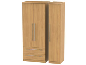 Welcome Furniture Sherwood Triple 2 Drawer Wardrobe