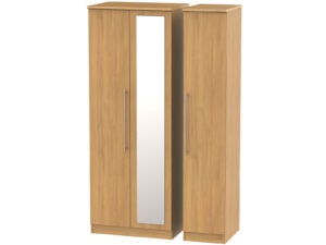 Welcome Furniture Sherwood Tall Triple Mirror Wardrobe