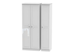 Welcome Furniture Balmoral Tall Triple Plain Wardrobe