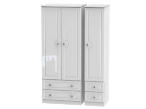 Welcome Furniture Balmoral Triple 2 Drawer + Drawer Wardrobe