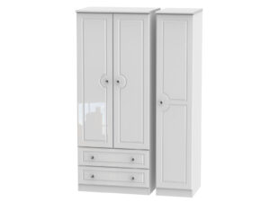 Welcome Furniture Balmoral Triple 2 Drawer Wardrobe
