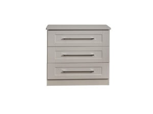 Welcome Furniture York 3 Drawer Bedside Cabinet
