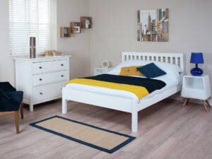 Silentnight Hayes Bedstead in White